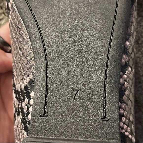 Old navy faux snake skin flats. - Picture 5 of 6